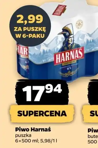 Netto Piwo Harnaś Jasne Pełne oferta