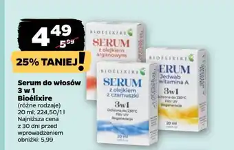 Netto Jedwab z witaminą a Bioelixire oferta