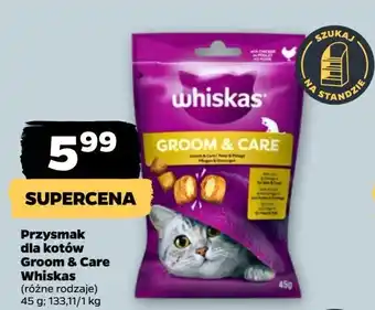 Netto Przysmak dla kota groom & care Whiskas oferta