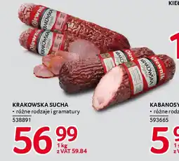 Selgros Krakowska sucha oferta