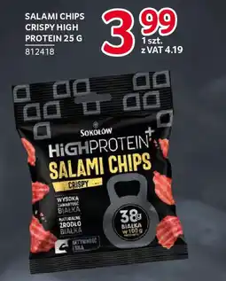 Selgros Sokołów salami chips crispy high protein oferta