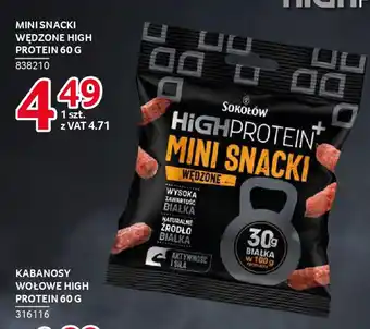 Selgros Sokołów mini snacki wędzone high protein oferta