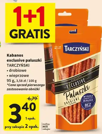 Intermarche Kabanosy drobiowe paluszki Tarczyński Exclusive oferta