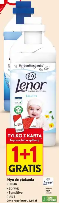 Intermarche Płyn do płukania sensitive Lenor oferta