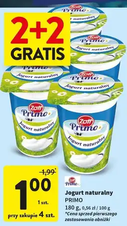 Intermarche Jogurt naturalny Zott Primo oferta