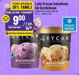 Polomarket Lody Grycan bakaliowe lub borówkowe oferta