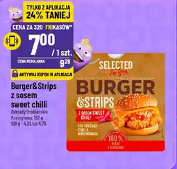 Polomarket Burger&Strips z sosem sweet chilli oferta