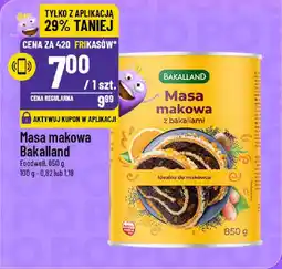 Polomarket Masa makowa Bakalland oferta