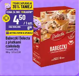 Polomarket Babeczki Delecta z płatkami czekolady oferta