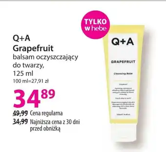 Hebe Balsam do demakijażu Q + a oferta