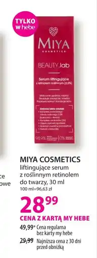 Hebe Serum do twarzy Miya Cosmetics oferta