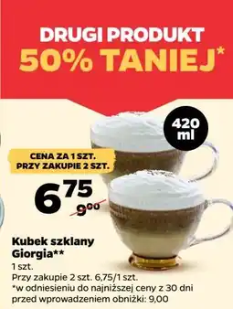 Netto Kubek szklany giorgia oferta