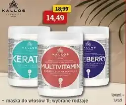 Drogeria Kosmyk Maska do włosów Kallos oferta