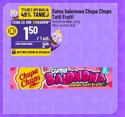 Polomarket Chupa Chups Guma balonowa smak truskawkowy 27,6 g (6 sztuk) oferta