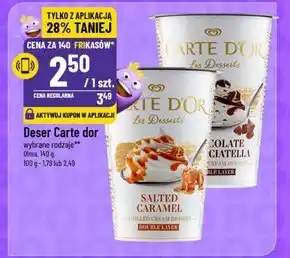 Polomarket Carte D'Or Deser ze śmietany ukwaszonej karmel-solony karmel 140 g oferta