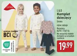 ALDI Komplet dziecięcy L & D oferta