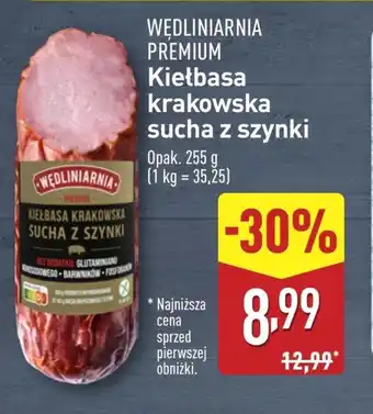 ALDI Kiełbasa Wędliniarnia oferta