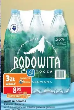 E.Leclerc Woda delikatnie gazowana Rodowita Z Roztocza oferta