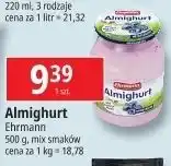 E.Leclerc Jogurt jagoda-kiwi-agrest Ehrmann Almighurt oferta