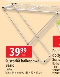 E.Leclerc Suszarka balkonowa basic Tadar oferta