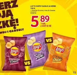 Selgros Lay's chipsy garlic & herbs oferta