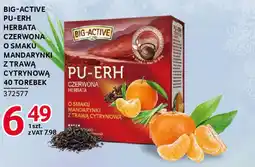 Selgros Big-active pu-erh herbata czerwona oferta