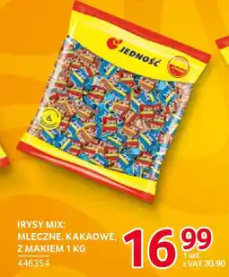 Selgros Irysy mix: mleczne, kakaowe, z makiem oferta