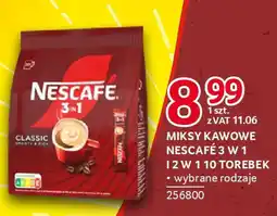 Selgros Miksy kawowe nescafé 3 w 1 i 2 w 1 oferta