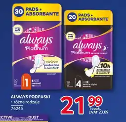 Selgros Always podpaski oferta