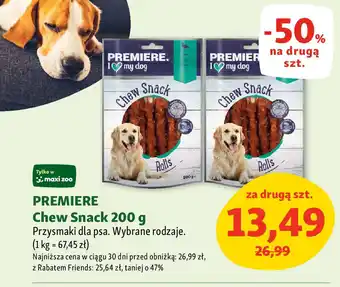 Maxi Zoo PREMIERE Chew Snack Przysmaki dla psa oferta