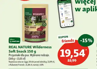 Maxi Zoo REAL NATURE Wilderness Soft Snack Przysmaki dla psa oferta