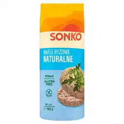 Stokrotka Sonko Wafle ryżowe naturalne 130 g (14 sztuk) oferta