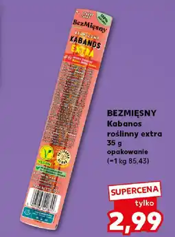 Kaufland BEZMIĘSNY Kabanos roślinny extra oferta