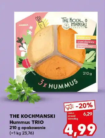 Kaufland THE KOCHMANSKI Hummus TRIO oferta