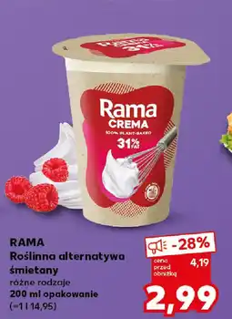 Kaufland RAMA Roślinna alternatywa śmietany oferta