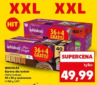 Kaufland WHISKAS Karma dla kotów oferta