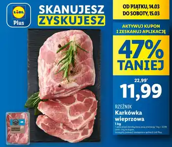 Lidl Karkówka wieprzowa oferta