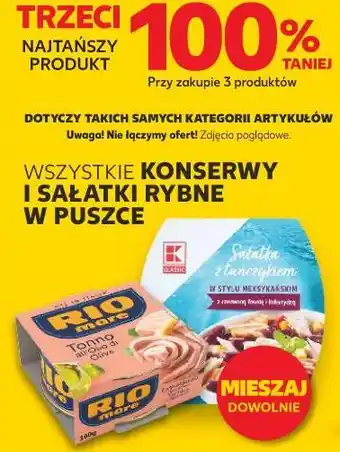 Kaufland Konserwy rybne i sałatki rybne w puszce oferta