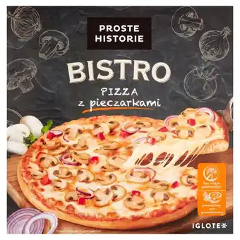 E.Leclerc Proste Historie Bistro Pizza z pieczarkami 415 g oferta