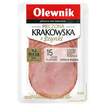 E.Leclerc Olewnik Pieczona krakowska z szynki 90 g oferta