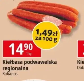 E.Leclerc Kiełbasa podwawelska Kabanos oferta