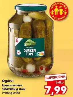 Kaufland Ogórki konserwowe oferta