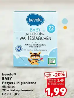 Kaufland Bevola BABY Patyczki higieniczne dla dzieci oferta