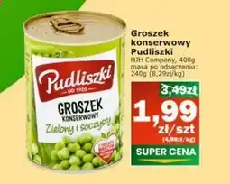 Społem Pudliszki Groszek konserwowy 400 g oferta