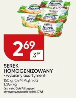 Chata Polska Piątnica Serek homogenizowany waniliowy 150 g oferta