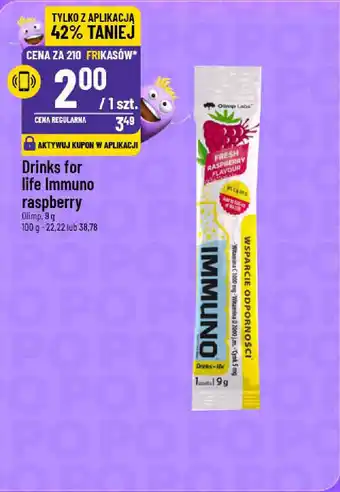 Polomarket Drinks for life Immuno raspberry oferta