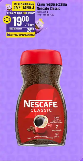 Polomarket Kawa rozpuszczalna Nescafe Classic oferta