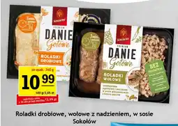 Gram Market Roladki drobiowe, wołowe z nadzieniem, w sosie Sokołów oferta