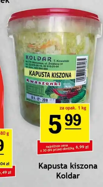 Gram Market Kapusta kiszona Koldar oferta