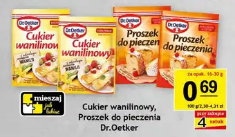 Gram Market Cukier wanilinowy, Proszek do pieczenia Dr.Oetker oferta